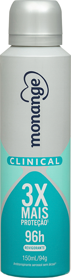 Desodorante Aerossol Monange Clinical Revigorante 94g