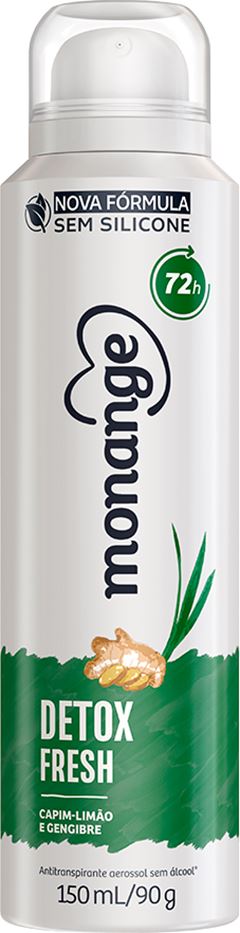 Desodorante Aerossol Monange Detox Fresh 150ml