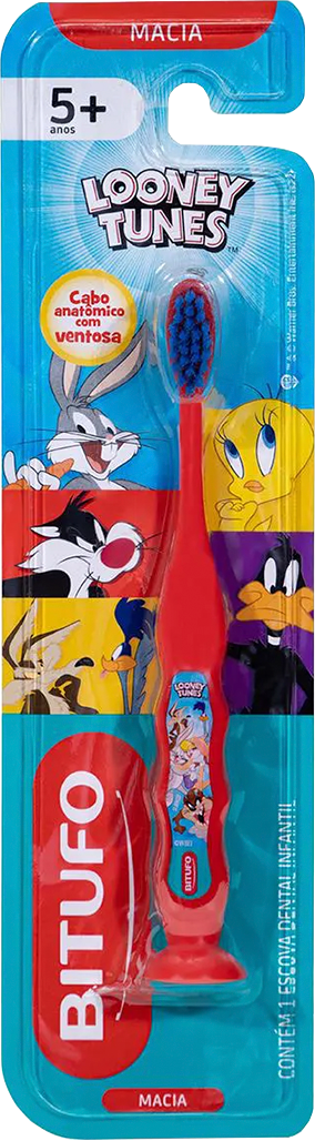 Escova Dental Infantil Bitufo Looney Tunes