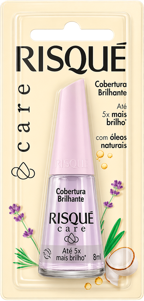 Esmalte Risque Cobertura Brilhante Care 6un
