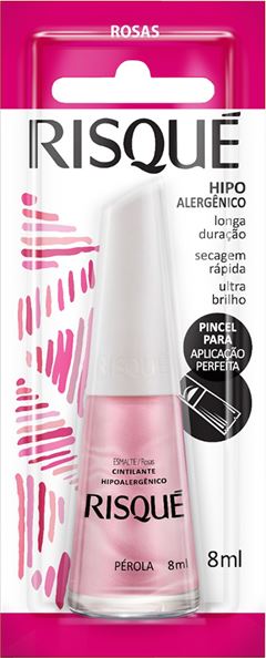 Esmalte Risque Cintilante Perola 6un