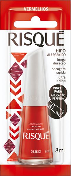 Esmalte Risque Cremoso Desejo 6un