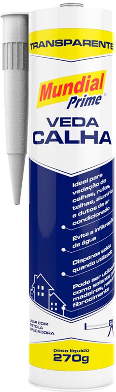 Veda Calha Mundial Prime Transparente 300ml