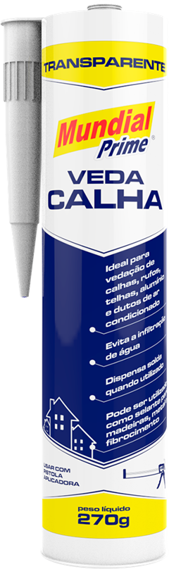Veda Calha Mundial Prime Transparente 300ml