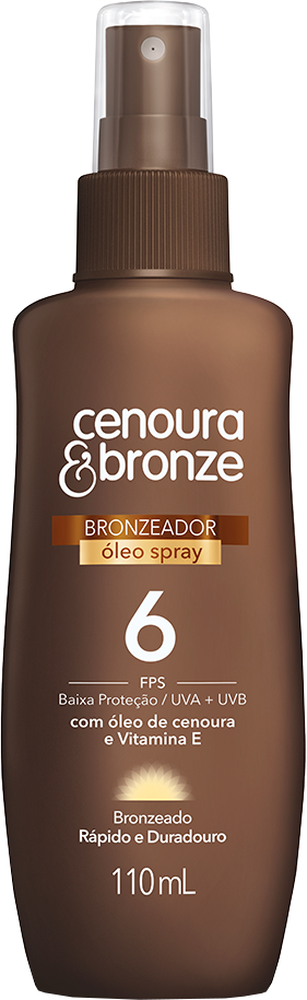 Oleo Bronzeador Cenoura E Bronze Fps 6 110ml