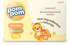 Sabonete Infantil Pom Pom Glicerinado 70g