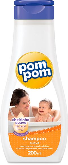 Shampoo Infantil Pom Pom Suave 200ml