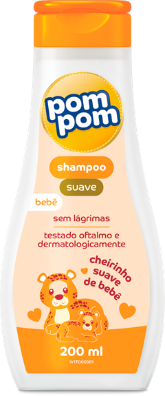 Shampoo Infantil Pom Pom Suave 200ml