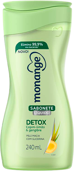 Sabonete Liquido Monange Detox 240ml