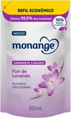 Sabonete Liquido Monange Lavanda Refil 200ml
