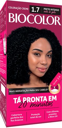 Tintura Biocolor Preto Intenso 1.7