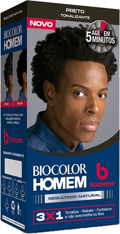 Tonalizante Masculino Biocolor Preto
