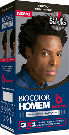 Tonalizante Masculino Biocolor Preto