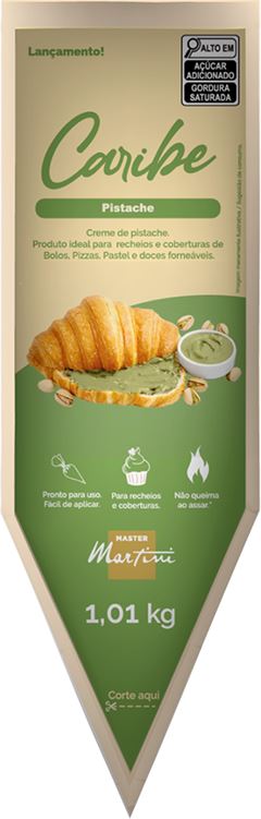 Recheio Caribe Confeiteiro Forneavel Pistache 1,01kg