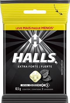 Drops Halls Extra Forte Pacote 82,5g 3x1