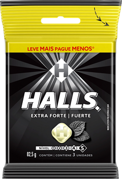 Drops Halls Extra Forte Pacote 82,5g 3x1
