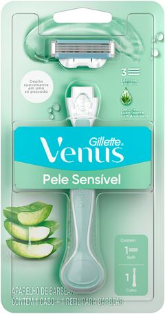 Aparelho Gillette Venus 3 Pele Sensivel