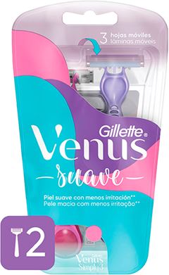 Aparelho Gillette Venus 3 Suave 2un