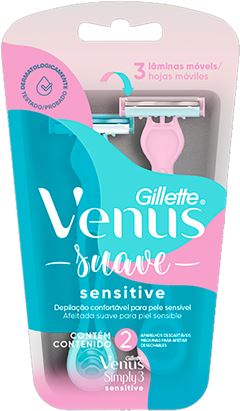 Aparelho Gillette Venus 3 Sensitive 2un