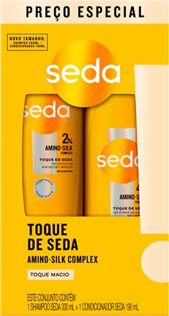 Kit Seda Toque De Seda Shampoo 300ml + Cond 190ml