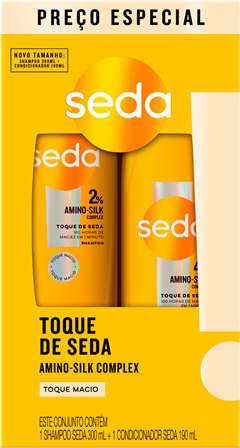 Kit Seda Toque De Seda Shampoo 300ml + Cond 190ml
