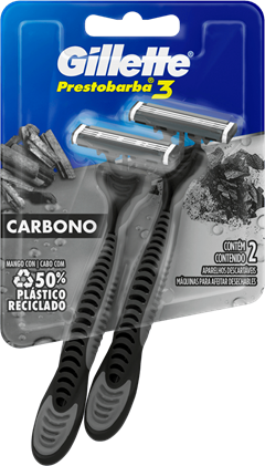 Aparelho Prestobarba 3 Carvao 2un