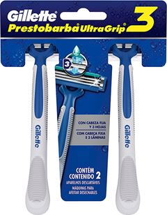 Aparelho Prestobarba 3 Champions Suave Cartela 12un