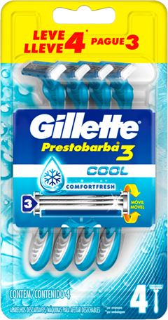 Aparelho Prestobarba 3 Cool Lv4 Pg3