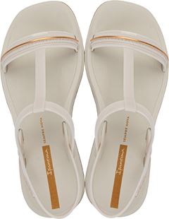 Sandalia Ipanema Glow Papete Fem Adulto Off White/Cobre