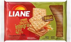 Biscoito Liane Cream Cracker Integral Sem Lactose 330g