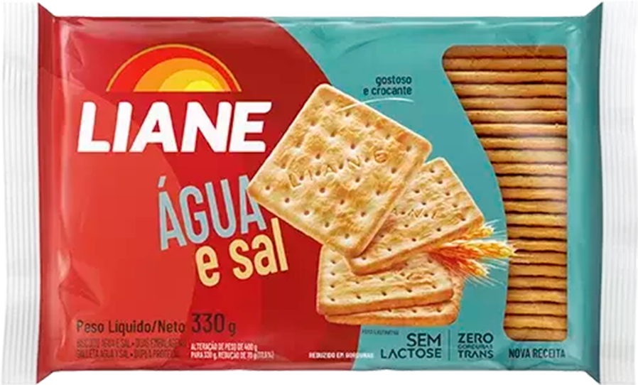 Biscoito Liane Cream Cracker Manteiga Sem Lactose 330g