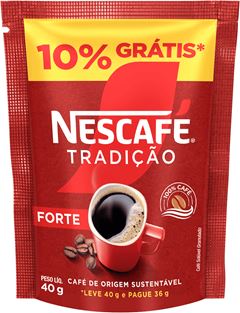 Nescafe Tradicao Forte Sachet 40g 10% Desconto