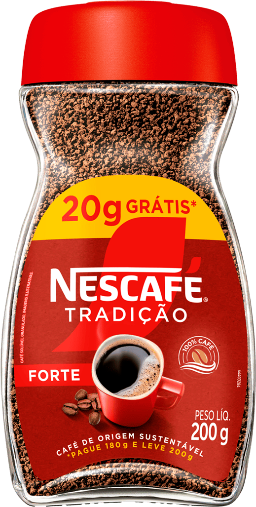 Nescafe Tradicao Vidro 200g 20% Gratis