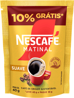 Nescafe Matinal Suave Sachet 40g 10% Desconto