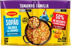 Sopao Maggi Galinha Legumes 450g 50% Desconto