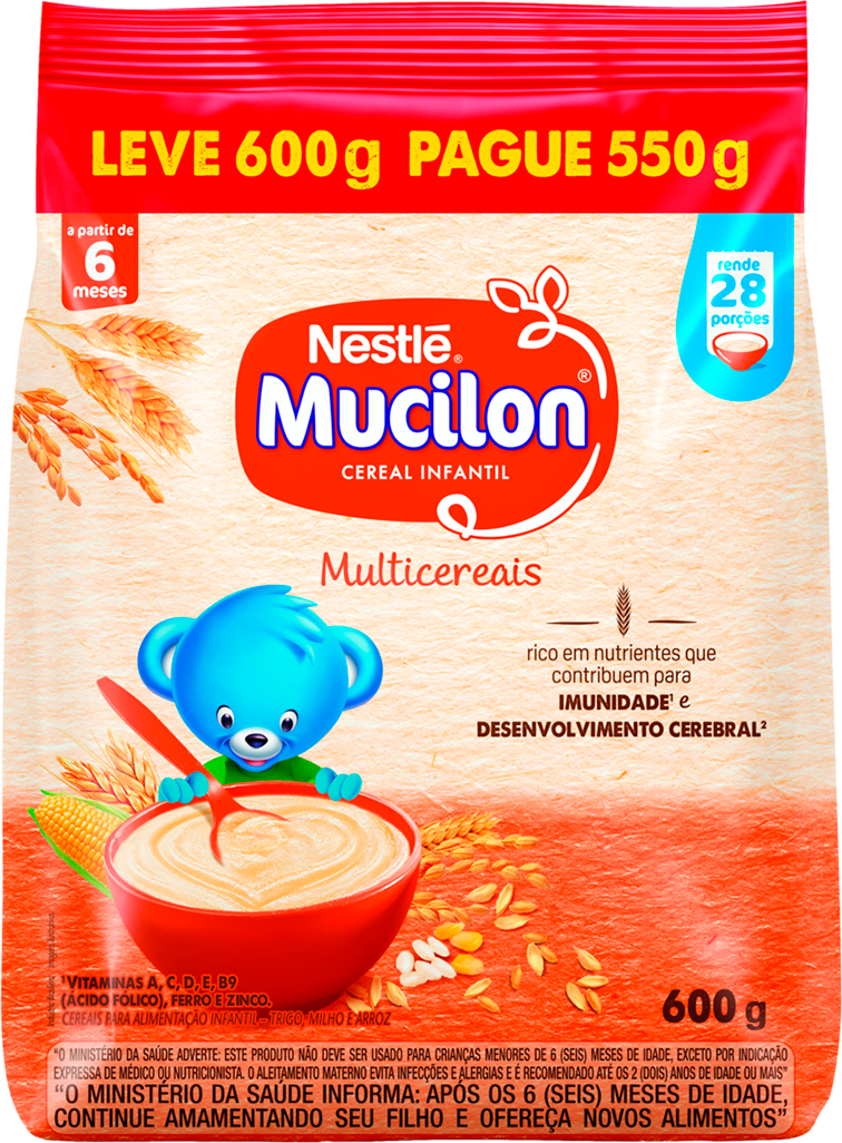 Mucilon Multicereais Sachet Lv600g Pg550