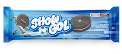 Biscoito Show Gol Recheado Black Baunilha 76g