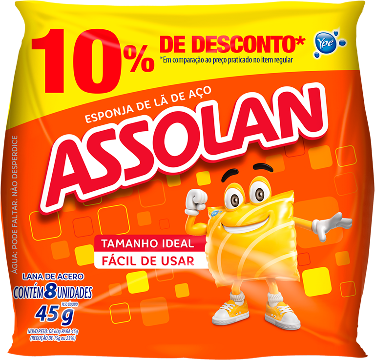 La De Aco Assolan 45g 8un 10% Desconto