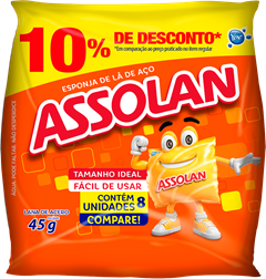 La De Aco Assolan 45g 8un 10% Desconto
