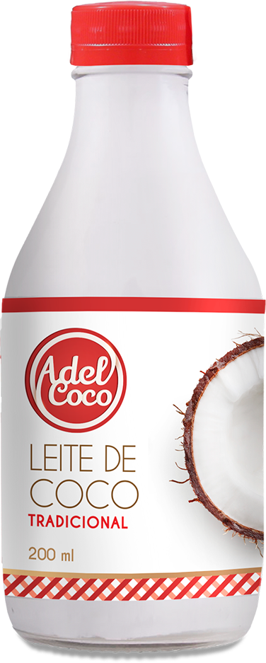 Leite De Coco Adel Coco Vidro 200ml