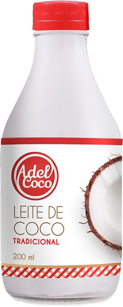 Leite De Coco Adel Coco Vidro 200ml