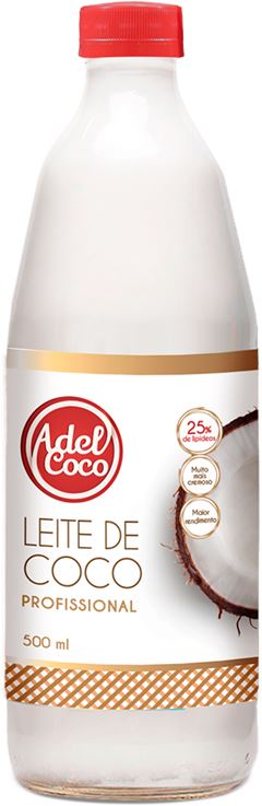 Leite De Coco Adel Coco Vidro 500ml