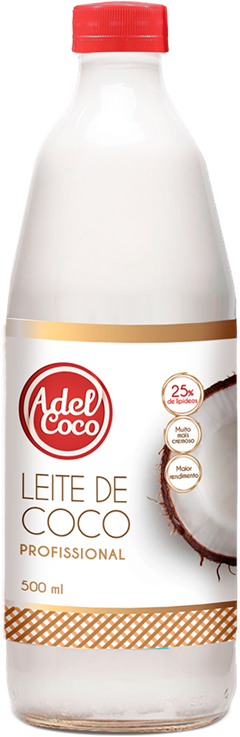 Leite De Coco Adel Coco Vidro 500ml