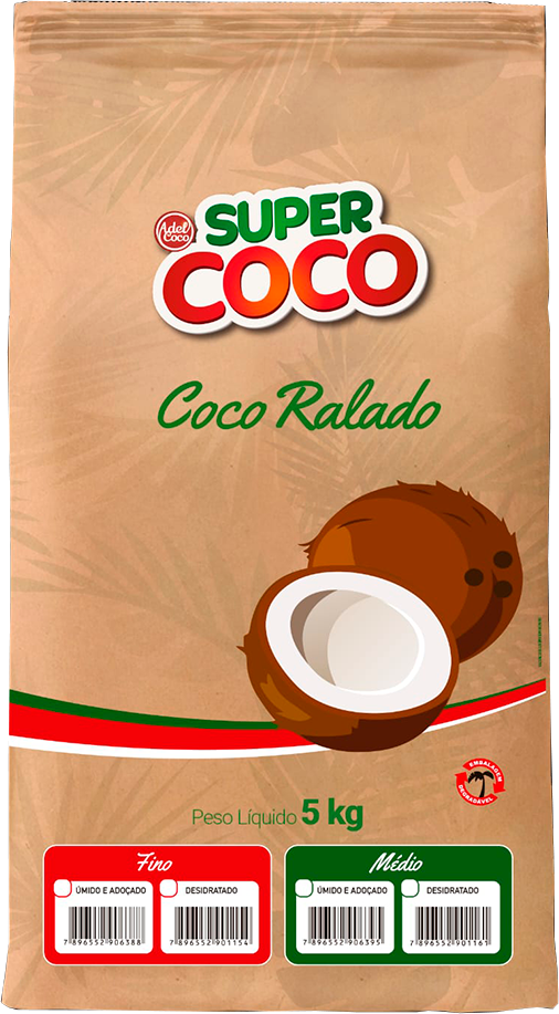 Coco Ralado Supercoco Puro Fino Seco 5kg