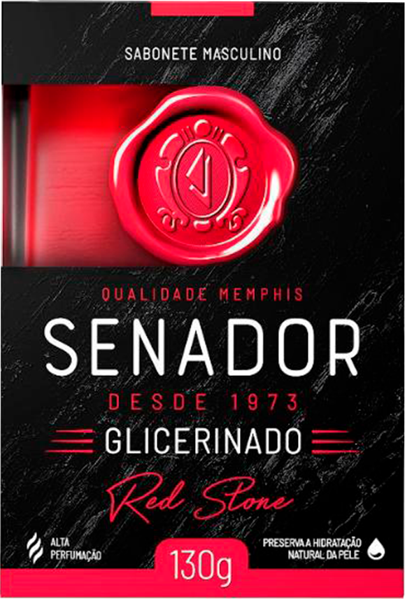 Sabonete Senador Red Stone 130g
