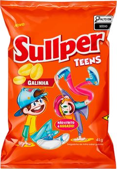 Salgadinho Sullper Teens Galinha 41g