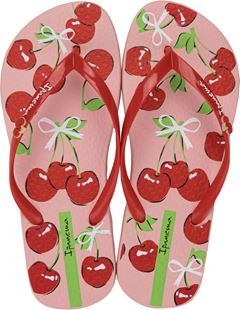 Sandalia Ipanema Fun Vibes Fem Adulto Rosa/Vermelho