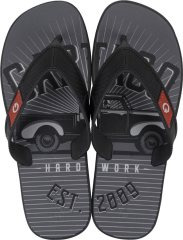 Sandalia Cartago Dakar Masc Adulto Preto/Preto/Vermelho