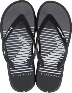 Sandalia Rider R1 Style Masc Adulto Preto/Preto/Branco