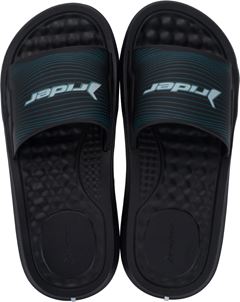 Sandalia Rider Step Slide Masc Adulto Preto/Preto/Branco